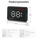 A1000 Windscreen Car Head Up Display 3.5" HUD OBD II ODB2 MPH KMH Speed Warning