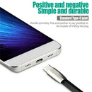 Zinc Alloy Fast Charge Type C USB-C Sync Charger Charging Cable Lead  black