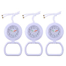 3x Waterproof Wall Clock Stand/ Hang Kitchen Cook Baking Clock with Hook