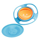Baby Kid Children Spill-Proof Food Gyro Feeding Bowl Dish 360 degree Rotate lid