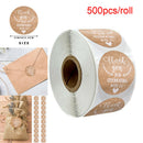 500pcs Handmade Stickers Scrapbooking Seal Label Wedding Adhesive Kraft StiSEAU