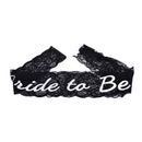 Bride To Be Black Lace Sash Hens Night Wedding Shower Bachelorette Party ^JC Gw