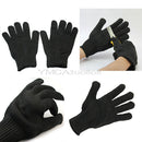 1 Pair Safety Stainless Steel Wire Anti-slash Cut Static Resistance Work Gloves