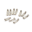 50Pcs New lapel pin safety pin 15 mm for DIY brooch pin badge OZ