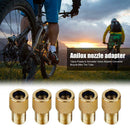 10x Bicycle Valve Adapter Presta to Schrader Converter Bike Pump Connector