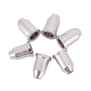 6 PCS New Chrome Guitar String Mounting Ferrules Bushing Set good quality