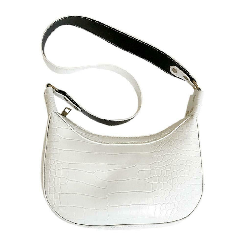Women Retro Shoulder Bags Leather Money Purse Messenger Handbag (Beige) A