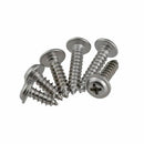 110x ASSORTED PIECE No. 6 8 10 STAINLESS FLANGE POZI PAN SELF TAPPING SCREW T8B1