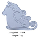 Santa Claus Horse DIY Metal Stencil Scrapbook Embroidery Craft Cutting Die