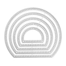 Circle Frame Metal Cutting Dies for DIY Scrapbooking Card Die Cuts (AB0044) A