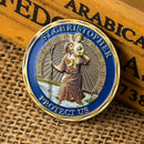 St.Christopher Patron Saint Of Traveler Commemorative Challenge Coin CollecMME