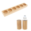 Natural Wood Essential Oil Perfume Storage Display Rack Holder Organizer Stand