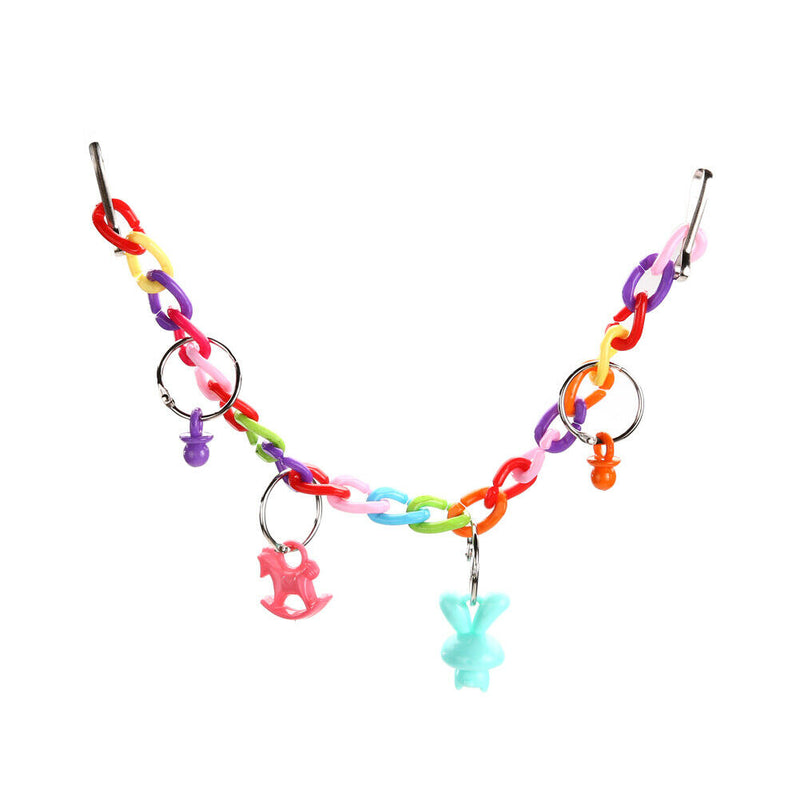 Acrylic Chew Swing Climb Ladder Scratcher Bites Toys For Cockatiel Parakeet