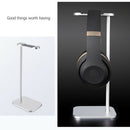 Metal Gaming Headphones Holder Support Headset Desk Display Stand (White)