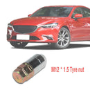 Durable 4+1/Set M12x1.5 Steel Wheel Lock Lug Nut Chrome Locking Nuts D VAE