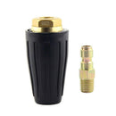 Rotating Spray Turbo Nozzle For High Pressure Power Washers, 1/4 Inch Quick