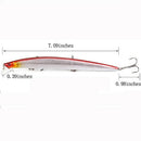 1 Pcs Fishing Lures Wobble Hard Bait Crankbait 7.09 Inches Fishing AccessoriME