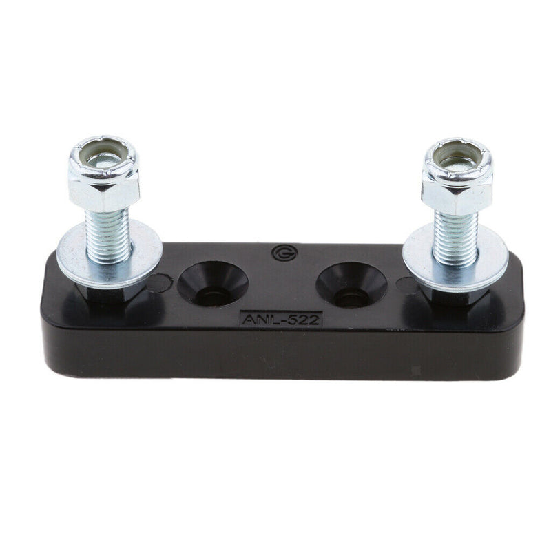 Heavy Duty Inline ANL Fuse Black Holder for 25AMP to 500AMP ANL Fuse