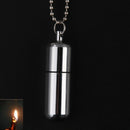 Mini Waterproof Emergency Gear Fire Stash Survival Lighter Camping Pocket Tool