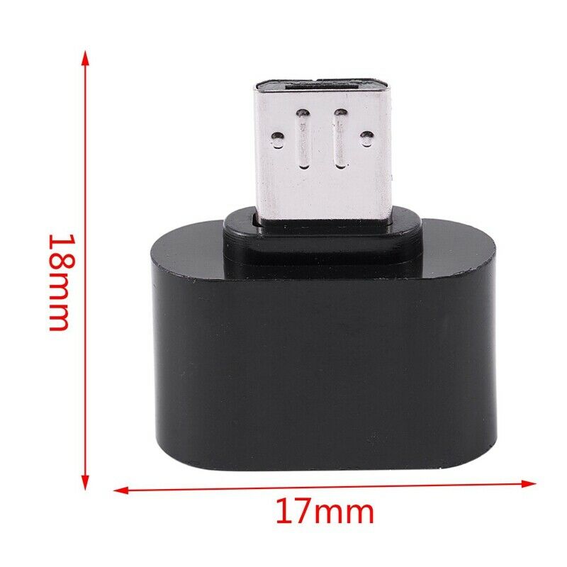 2PCS Micro-USB Male to USB 2.0 OTG Adapter Converter For Android Tablet Pho T3Y1