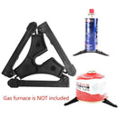 Outdoor Camping Gas Tank Stove Base Holder Canister Tripod Bottle Shelf Stand