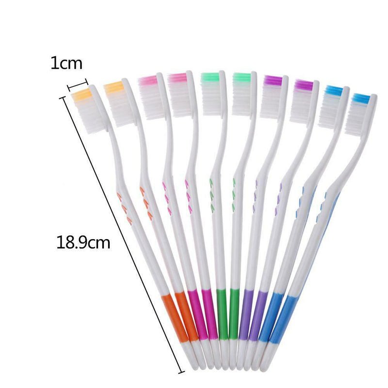 10pcs/pack Professional Soft Toothbrushes Mouth Clean Nano Oral Care Brush A
