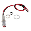 10mm 12VDC Car Truck Red LED Indicator Dash Light Lamp with 200mm Wire