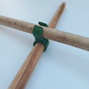 20PIECE Trellis Plant Stakes Connectors Cross Clips Garden Fixed Clamps Green.