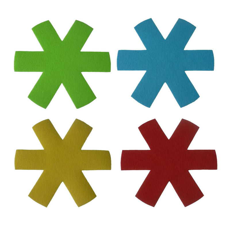 1 Set of Fabric Pan Pad Kitchen Potholder ,Pan Holder ,Dish Protectors, Bowl