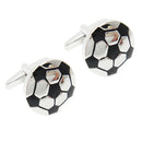 Brass Sports Mens CuffLinks Football Style CuffLinks As Described Black