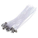 50pc Candle Wicks Cotton Core Pre Waxed With Sustainers For Candle Making 8