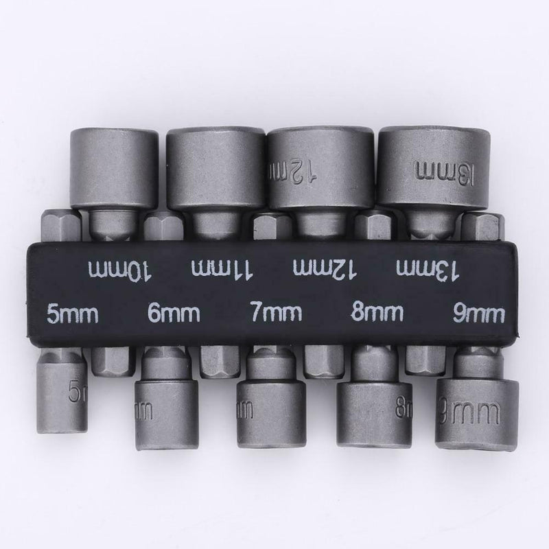14pcs Strong Sleeve Wrench Hexagonal Handle Screw Sleeve Pneumatic Bits