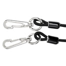 Security 100cm Coiled Paddle Leash Fishing Rod Tether For Kayak Canoe Boat