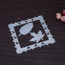 ET421 Box Leaves DIY Cutting Dies Metal Stencils Scrapbook Craft