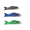 3Pcs Koinobori Koi Nobori Carp Windsocks Streamers Fish Flag Decor 4.92ft