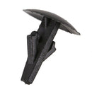 16Pcs Plastic Rivets Clip 4mm x 7mm x 15mm Black