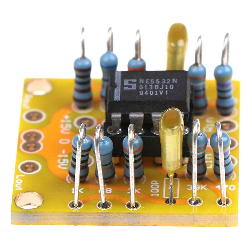 Dual OP Amp Board Preamp DC AmplificationXB for NE5532 OPA2134 OPA2604 AD826 OZ