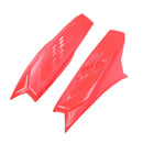 2pcs Red  Unisex Mohawk  Horns Accessories Racing Dirtbike With Tapes