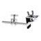 Durable Metal Bass Drum Hoop Mounted Cowbell Holder Clamp for Drummer Drum