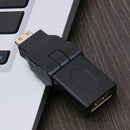 180 Degree Mini HDMI Male to HDMI Female Adapter Cable Connector