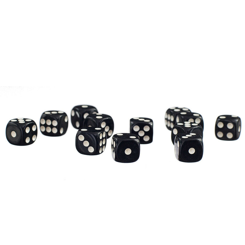 100 Pack D6 Dice Plastic Six Sided Dice for D&D Role Playing Board Games