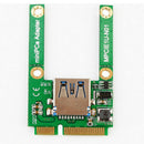 New 1 Unit Mini PCI-E PCI-Express Card USB 3.0 Adapter Adapter Male Cards