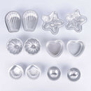 6set Aluminum Metal Bath Bomb Mold Mould For DIY Fizzles Homemade Crafting Z