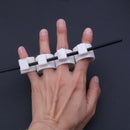 Finger Span Trainer Adjustable Finger Trainer Guitar Piano Finger Trainer(L