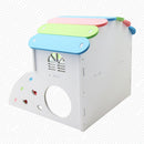 1PC Decorative Safe Nontoxic Romantic Wooden Hamster House Villa Living Hut