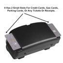 Car Sun Visor Sunglasses Case Holder Eye Glasses Organizer Box Credit Card