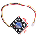 1Pc 4010 40MM 40*40*10 Cooling Fan 12V 0.8W 0.06A 3Pin Cooler Heatsink Mini  JR