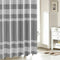 Spa Waffle Shower Curtain Water Repellent and Stain Resistant Machine Washa X6K2
