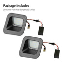 2 x License Plate Rear Bumper LED Lamps Type 2835 LED Bulb K8Y7