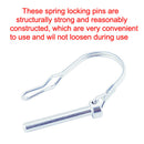 1pc Wire Lock Pin 6mm Heavy Duty Safety Coupler Pin Shaft Locking Pto Hitch Pins